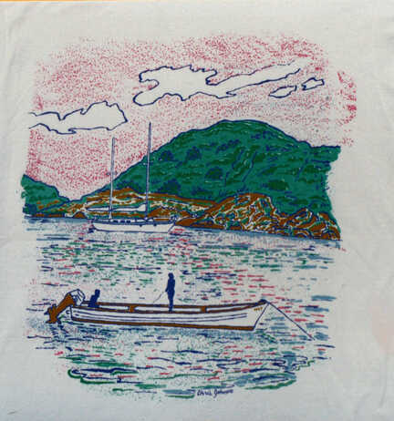 Fishing from a Long Boat