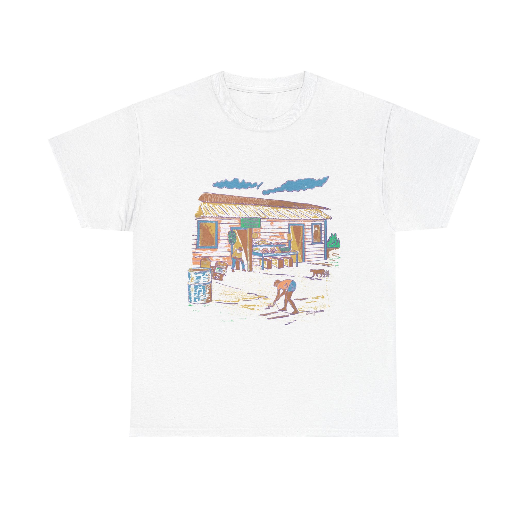 Spinning the Top -  Unisex Heavy Cotton Tee